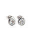Bohemia Crystal Wispy Silver Earrings with Preciosa Cubic Zirconia 5106 00 - 1/2
