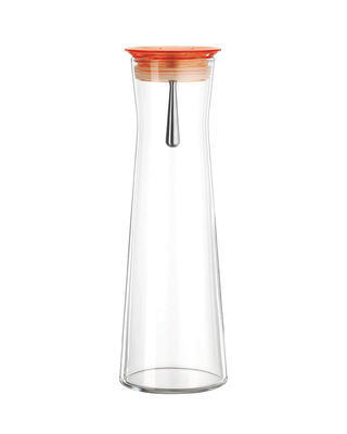 Bohemia Crystal Indis Water Decanter 1,1l - color of stopper - orange.