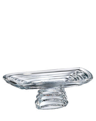 Bohemia Crystal Wave footed plate 360mm
