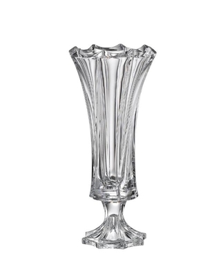 Bohemia Crystal Bromelias footed vase 390mm - 1