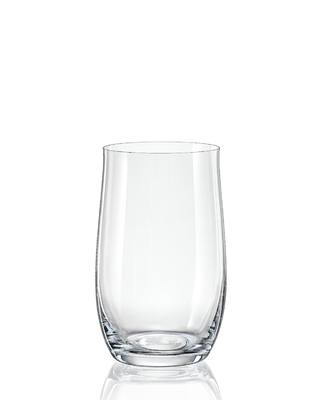 Bohemia Crystal Water and soft drinks glass Angela 380ml (set of 6) - 1
