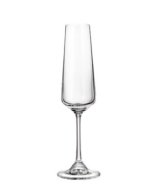 Bohemia Crystal Champagne glasses Corvus 160ml (set of 6)