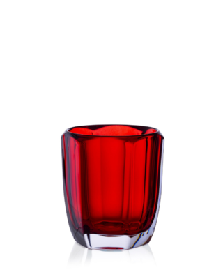 Bohemia Crystal poháre na whisky Lumier - červená 300ml (sada 2 kusov)