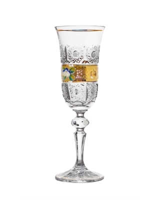 Bohemia Crystal Hand-cut champagne glasses 150ml (set of 6)