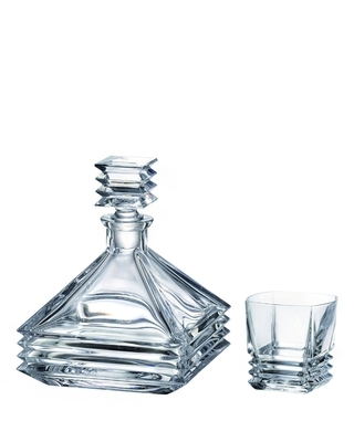 Bohemia Crystal Maria whiskey set (1 bottle + 6 tumblers) - 1