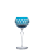 Bohemia Crystal Hand Cut wine glasses Tomy azure 190 ml (set of 6) - 1/3
