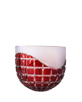 Bohemia Crystal Cut bowl Neron 200 mm red - 1
