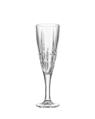 Bohemia Crystal Dover champagne glass 180ml (set of 6pcs) - 1