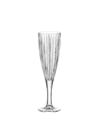 Bohemia Crystal poháre na šampanské Skyline 180ml (set po 6ks) - 1