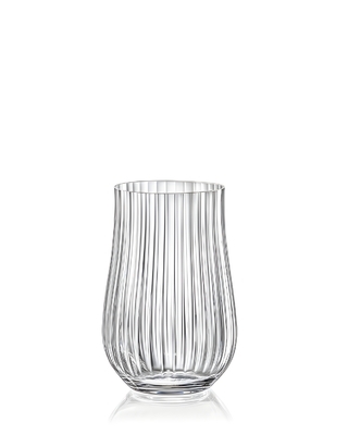 Bohemia Crystal Water and soft drink glass Tulipa Optic 450ml (set of 6)