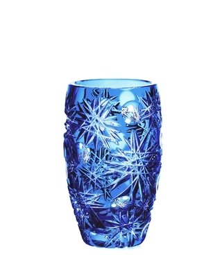 Bohemia Crystal hand-cut vase AquaBlue 200mm - 1