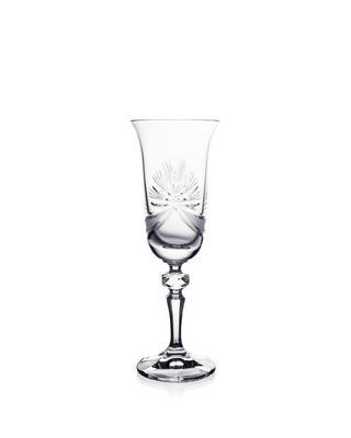 Bohemia Crystal Laura Hand Cut Champagne Glasses Decor Bow/150ml (set of 6 pcs)