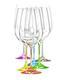 Bohemia Crystal Farebné poháre na červené víno Rainbow 40729/D4661/550ml (set po 6ks) - 1/2