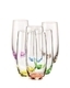 Bohemia Crystal Farbige Gläser Rainbow für alkoholfreie Getränke und Wasser 350 ml (Set mit 6 Stück) - 1/2