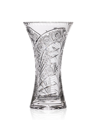 Bohemia Crystal Handmade and hand-cut vase Kometa 355mm