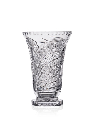 Bohemia Crystal Hand cut vase Comet 255mm