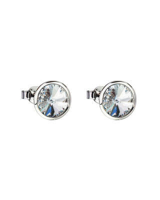 Bohemia Crystal Uniques Earrings Made of Surgical Steel with Preciosa Crystal - Crystal 7095 00 - 1