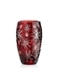 Bohemia Crystal Ruby cut vase 200mm - 1/2