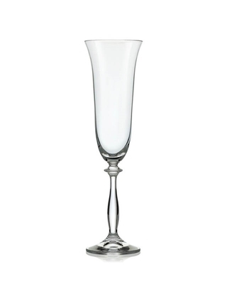 Bohemia Crystal Angela Champagne Glass 190ml (set of 6 pcs)