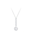 Bohemia Crystal Silver pendant Lucea with cubic zirconia Preciosa, white - 1/6