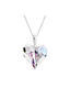 Bohemia Crystal Amour Pendant Made of Czech Crystal 6422 42L. - 1/2