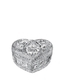Bohemia Crystal Heart Shaped Covered Box 54700/45400 / 130mm - 1/2