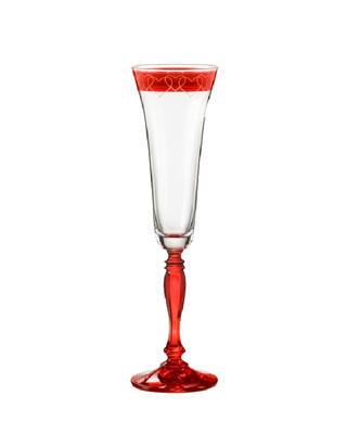 Bohemia Crystal Victoria Love Champagne Glass 180ml (set of 2 pcs)