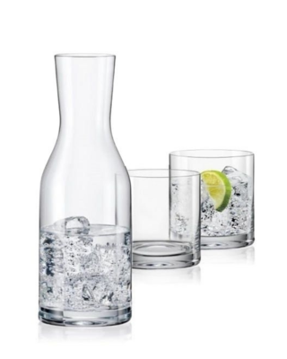 Bohemia Crystal Wellness set for water and soft drinks (1 carafe + 2 glasses)