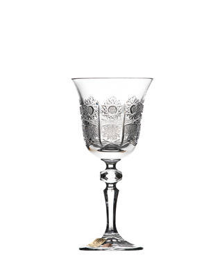 Bohemia Crystal Laura Hand Cut White Wine Glass PK500/170ml  (set of 6 pcs)
