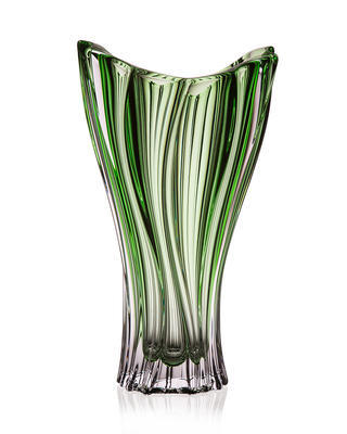 Bohemia Crystal Vase Plantica 8KG970 / 72T62 / 320mm - Green