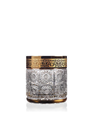 Bohemia Crystal ručne brúsené poháre na whisky Romantic Horizont 300ml (set po 2ks)