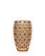 Bohemia Crystal Ručně broušená váza Osmihran Amber 205mm - 1/2