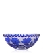 Bohemia Crystal Hand cut bowl Lotos Blue 280mm - 1/2