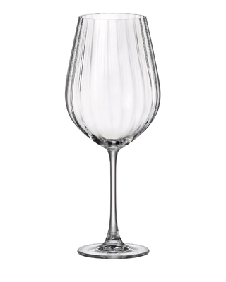 Bohemia Crystal Red wine glass Columba Optic 850ml (set of 6)