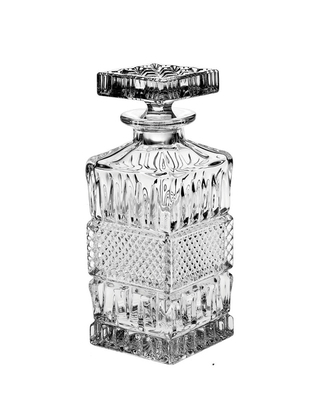Bohemia Crystal Brittany whiskey and brandy bottle 700ml - 2