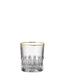 Bohemia Crystal hand cut whiskey glass Daisy Line Gold 300ml (set of 2pcs) - 2/2