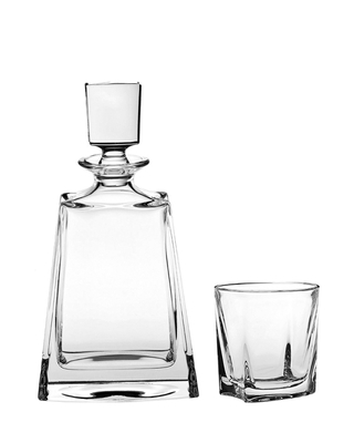 Bohemia Crystal Whisky set Kathrene 99999/00000/484 (set 1 karafa + 6 pohárov) - 2