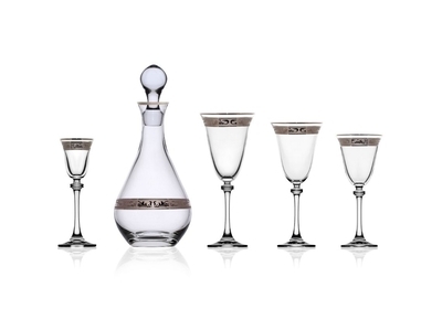Bohemia Crystal Alexandra liqueur glass 60ml (set of 6pcs) - 3
