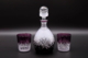 Bohemia Crystal Whiskey set Hoarfrost purple (1 decanter + 6 glasses) - 3/5