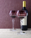 Bohemia Crystal Hand Cut wine glasses Tomy red 190 ml (set of 6) - 3/4