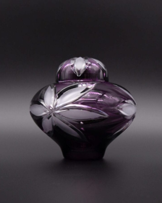 Bohemia Crystal Hand Cut urn Linda 115 mm purple - 3