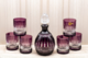 Bohemia Crystal Whiskey set Thorn purple (1 decanter + 6 glasses) - 4/5