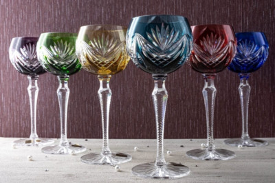 Bohemia Crystal Janette cut wine glasses 190 ml (set of 6) - 5