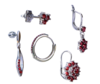 Overview of earring closures Bohemia Crystal