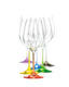 Bohemia Crystal Farebné poháre na víno Rainbow 40729/ D4661/350ml (set po 6ks)
