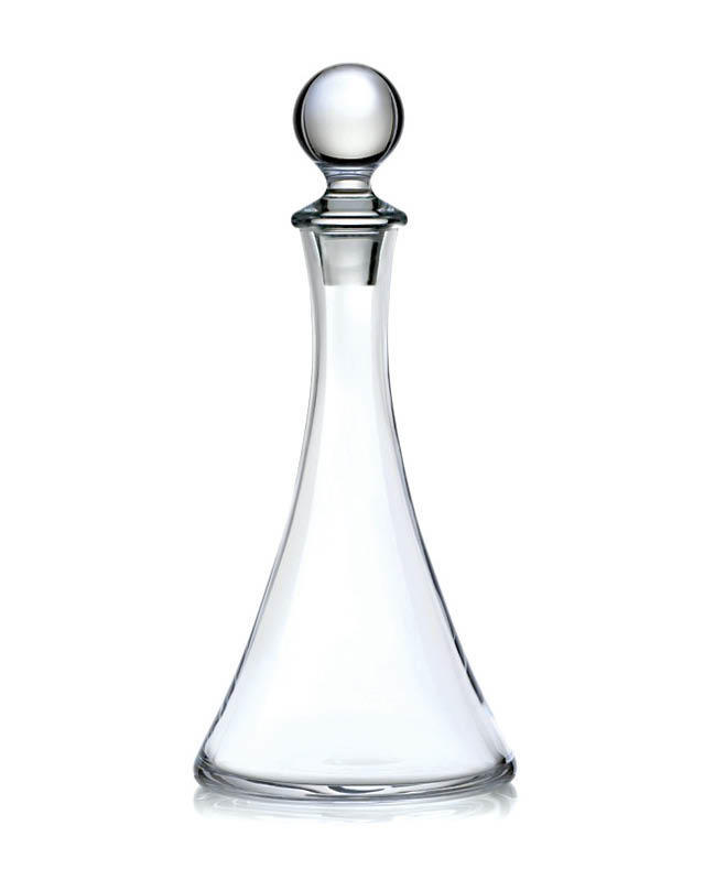 Bohemia Crystal Wine, Brandy or Whiskey Decanter with Stopper 1000ml